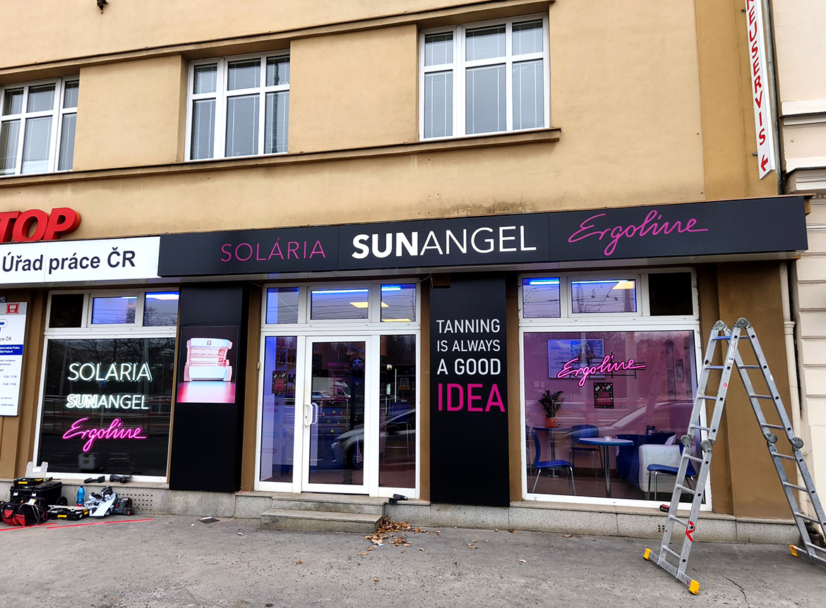Branding provozoven Solaria Sunangel